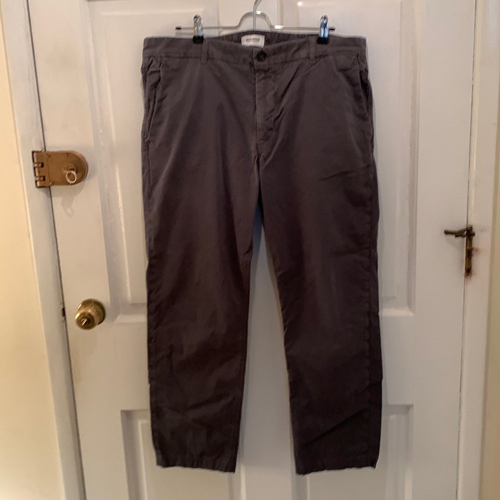 Buck Mason chinos. Gray 36/29
